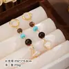 Pendientes de Perla Barroca Estilo Medieval, Pendientes de Lujo Ligero y Gama Alta, Pinzas para Orejas y Pendientes de Borla de Nicho Inspirados en el Diseño