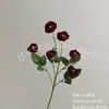 Flor Artificial con 6 Ramas Altas, Rosa Té Loto, Arreglo Floral de Piso para Boda, Decoración del Hogar, Accesorio para Fotografía, Flores Artificiales al por Mayor