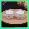 Frasco de crema en forma de diamante de 3g, recipiente para crema, recipiente para sombra de ojos de 3ml, recipiente para ungüento, recipiente para mascarilla facial