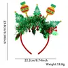 Decoraciones Navideñas Tiras de Colores Diadema Reno Muñeco de Nieve Diadema Fiesta de Navidad Disfraz Año Nuevo 2026 Diadema Digital