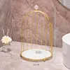 Soporte de Exhibición para Zapatos de Boda, Soporte de Exhibición para Zapatos de Boda, Estante para Zapatos de Lanzamiento de Anillos para Juegos de Boda, Accesorios para Fotos, Caja de Zapatos Tipo Jaula para Pájaros