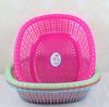 Cesta de drenaje de plástico, colador cuadrado, cesta de filtro rectangular para frutas y verduras, cesta para lavar la cocina, cesta para guardar juguetes