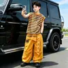 Roupa Infantil 2026 Roupa de Verão para Meninos 2026 Nova Moda de Verão Conjunto de Duas Peças Macacão com Colete Casual Infantil