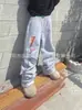 Nuevos Pantalones Casuales Estampados de Moda Calle Estilo Americano Otoño e Invierno 2024 Pantalones Casuales de Moda para Hombre
