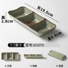 Vajilla y Platos Xiangyuan Meimian Comerciales Rectangulares con Compartimentos Pequeños Platos para Ingredientes y Condimentos Restaurante de Hot Pot Platos para Salsa y Dip