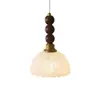 Cabeceira de cama estilo Nanyang de meia idade, pequeno lustre, lâmpada de quarto, retrô, silencioso, criativo, atmosfera, pequeno lustre, lâmpada no corredor