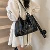 Bolso Tote de Moda Estilo Occidental 2025 Primavera Nuevo Casual Simple Trendy Commuter Texte Bolso de Hombro Cruzado para Mujer