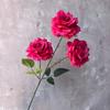 Explosiones rosa rojo simulación flor habitación de bodas banquete de compromiso diseño flores artificiales salón de bodas flores guía de camino al por mayor