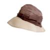 Sombrero de Pescador de Lino Imitación de Seda de Morera de Lujo Ligero para Mujer Verano Sombrero de Copa de Seda Ligera con Lazo Sombrero de Paja con Visera para el Sol