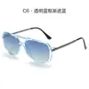 Óculos de Sol Polarizados Fashion Retro de Lente Dupla Europeus e Americanos Tendência Esportiva Espelho Sapo Óculos de Sol para Praia e Direção Masculino de Alta Qualidade
