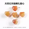 Jingde Jewelry Abalorios Espaciadores con Forma de Corazón de Piedra Natural Cuentas Sueltas con Forma de Corazón Accesorios para Joyería Semi-Terminados DIY Fabricante Venta al por Mayor