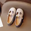Zapatos de Cuero para Niñas 2025 Primavera/Otoño Nuevos Zapatos Infantiles Zapatos de Princesa para Niña Suela Suave Antideslizantes Zapatos para Conducir Zapatos Individuales para Bebé