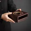 Calentador de Tetera Japonesa Cálida de Bambú Estufa de Té Base de Vela Soporte Cálido para Té Calentador de Té Aislamiento Hogar Accesorios para Juego de Té Gongfu