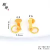 Pingente Ruyi Atacado Chinês Retrô Esmalte Caractere da Fortuna Ornamento Pendurado Versátil Areia Dourada Pingente Pequeno Acessório