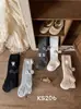 Directo del fabricante: Modelo de otoño KS206 medias versátiles para niñas, con lazo brillante, amigables con la piel, leggings de algodón peinado al por mayor