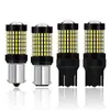 Luz de Freio LED de Alto Brilho para Carro, Luz de Ré, Seta, Lanterna Traseira T20 1156 1157 144 Leds