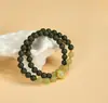 Pulsera Tejida a Mano con Perlas Aromáticas Naturales, Adorno Cultural con Perlas Aromáticas, Accesorio de Regalo, Artículo Popular Más Vendido