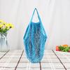Bolsa de red de algodón de fábrica bolsa de red de algodón para frutas bolsa de red de color de fútbol bolsa de red de compras para supermercado con logotipo impreso personalizado