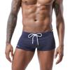 Nuevos Bañadores de Amazon para Hombre Verano con Cordón de Nylon de Cintura Baja Tipo Boxer Venta al por Mayor Secado Rápido Pantalones de Playa para Hombre
