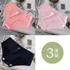 (3 peças) Roupa interior de apoio à barriga de mulheres grávidas em forma de V em forma de cintura baixa para mulheres grávidas sem vestígios de gravidez e parto universal Ice Silk forro de algodão puro