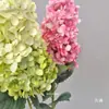 Hortênsia Branca e Verde Jacinto Grande Buquê de Hortênsias Arranjo de Flores para Casamento em Jardim Externo Casamento Coreano Retro Flores de Haste Alta