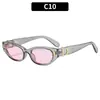 Moda Europea y Americana 2026 Nuevas Gafas de Sol Pequeñas Estilo Ojo de Gato Simples Versátiles Estilo Callejero Mismo Estilo de Influencer Gafas de Moda