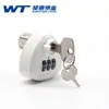 Cerradura de combinación mecánica de tres dígitos Wangtong 9524A Adecuada para archivadores, cajoneras, gabinetes de plástico, madera y acero