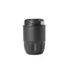 Caneca de café de aço inoxidável 316, estilo popular, design em forma de pétala, alta qualidade, copo de bebida de uso duplo, garrafa térmica de café octogonal