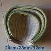 Cesta de Vime de Bambu Pele Verde Casa de Campo Tecelagem de Bambu Cesta de Bambu Peneira de Bambu Hotel Panela Quente Lavar Legumes Cesta de Drenagem Tecelagem de Bambu Produtos de Bambu