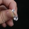Explosiones de AliExpress Anillo para el Ombligo con Forma de Corazón Zirconia AB Corazón de Durazno Anillo Umbilical Invertido Piercing Anillo Umbilical Punk Hebilla Umbilical Joyería Corporal