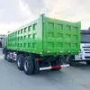 Camión volquete Sinotruk Howo de 12 ruedas para movimiento de tierras, de segunda mano reacondicionado, volquete basculante, Camión volquete 8X4 de 375 caballos de fuerza