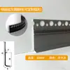 Rodapié Empotrado de Aleación de Aluminio con Yeso Pre-Empotrado, Zoclo de Piso en Forma de L, Rodapié Metálico Empotrado Invisible Oculto en Forma de H
