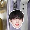Ding Chengxin llavero acrílico de doble cara con fondo blanco colgante para mochila soporte imagen periférica TikTok mismo estilo
