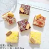 Comida Simulada Leche Copo de Nieve Pastelería Juguete de Comida Creativo Hecho a Mano DIY Pegamento de Crema Caja de Joyería Accesorios de Resina Pequeños Accesorios