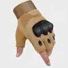 Guantes Tácticos Transfronterizos para Hombres y Mujeres, Deportivos Protectores al Aire Libre de Dedo Completo y Medio Dedo, Ciclismo, Soft Shell