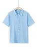 Camisas de Manga Corta para Hombre 2025 de Amazon, Nuevos Estilos Europeos y Americanos para el Trabajo, Salidas Casuales, Cárdigans de Jacquard Ligeros y Maduros, Modernos