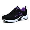 Sapatos Femininos 2023 Outono e Inverno Transfronteiriços Planos Tendência Novos Estilo Coreano Europeu e Americano Amortecimento a Ar Casuais Tecido Voador Sapatos Esportivos para Mulheres