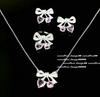 Pendientes de cereza con piedras preciosas de polvo de caramelo de polca, collar de circón cereza con lazo chapado en oro de 18 quilates de corte fino americano