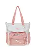 Bolsa de ombro fresca e doce estilo coreano para estudantes do ensino fundamental II e médio, alto valor estético, bolsa transversal de grande capacidade
