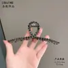 Pinza para el Cabello con Forma de Cruz Vintage de Perlas y Pedrería Estilo Francés para la Parte Trasera de la Cabeza, Accesorio para el Cabello Elegante y Versátil