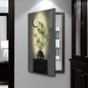 Caja de Medidor Eléctrico de Gran Tamaño Pintura Decorativa Estilo Vertical Pino de Bienvenida Caja de Distribución Bloqueo Interruptor Principal Caja de Red Hidrante de Incendio