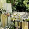 Cor Branco Leiteiro Amarelo Champagne Cortina de Gaze para Fundo de Casamento Tecido de Gaze para Cortina Festa de Aniversário Decoração de Casamento Tecido de Gaze Chiffon
