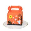 Estilo Europeo Nuevo Traje de Pastel Temática de Halloween Maleta Maleta de Telaraña Caja de Pan Cartón de Empaque para Hornear