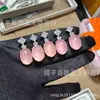 Pingente de Ovo de Pombo Calcedônia Verde Tipo Gelo Banhado a Prata Inlaid Ágata Colar de Jade Feminino Vários Estilos Disponíveis