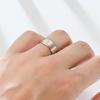 Anillo de apertura de dos colores de personalidad de moda europea y americana 2023 anillo de cola de personalidad venta directa de fábrica
