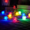Luzes LED bola de pelo dente-de-leão pequena corda de luz feriado casamento decoração de armário externo bebê pplas fabricantes fornecimento direto