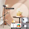 Luz de Relleno Cenital para Sala de Transmisión en Vivo, Foco para Streamer, Iluminación Focalizada para Fotografía, Grabación en Interiores, Luz de Relleno para Transmisión en Vivo de Joyería y Coleccionables de Escritorio