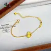 Nova Pulseira Vazada Filigrana Estilo Chinês Contas Vazadas Ouro Areia Antigo Pulseira Empilhada de Vagem de Lótus Seis Fases para Mulheres Atacado
