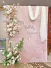 Decoración de Cumpleaños para Niña Adulta Rosa Estilo Pintura al Óleo Leche Escena Globo Fondo Simple Tablero Kt Papel de Belleza Industria