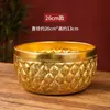 Tazón de lata para agua potable tailandesa vajilla importado de Tailandia estilo del Sudeste Asiático Dai plata Pao Ruda tazón tazón para postre de batido